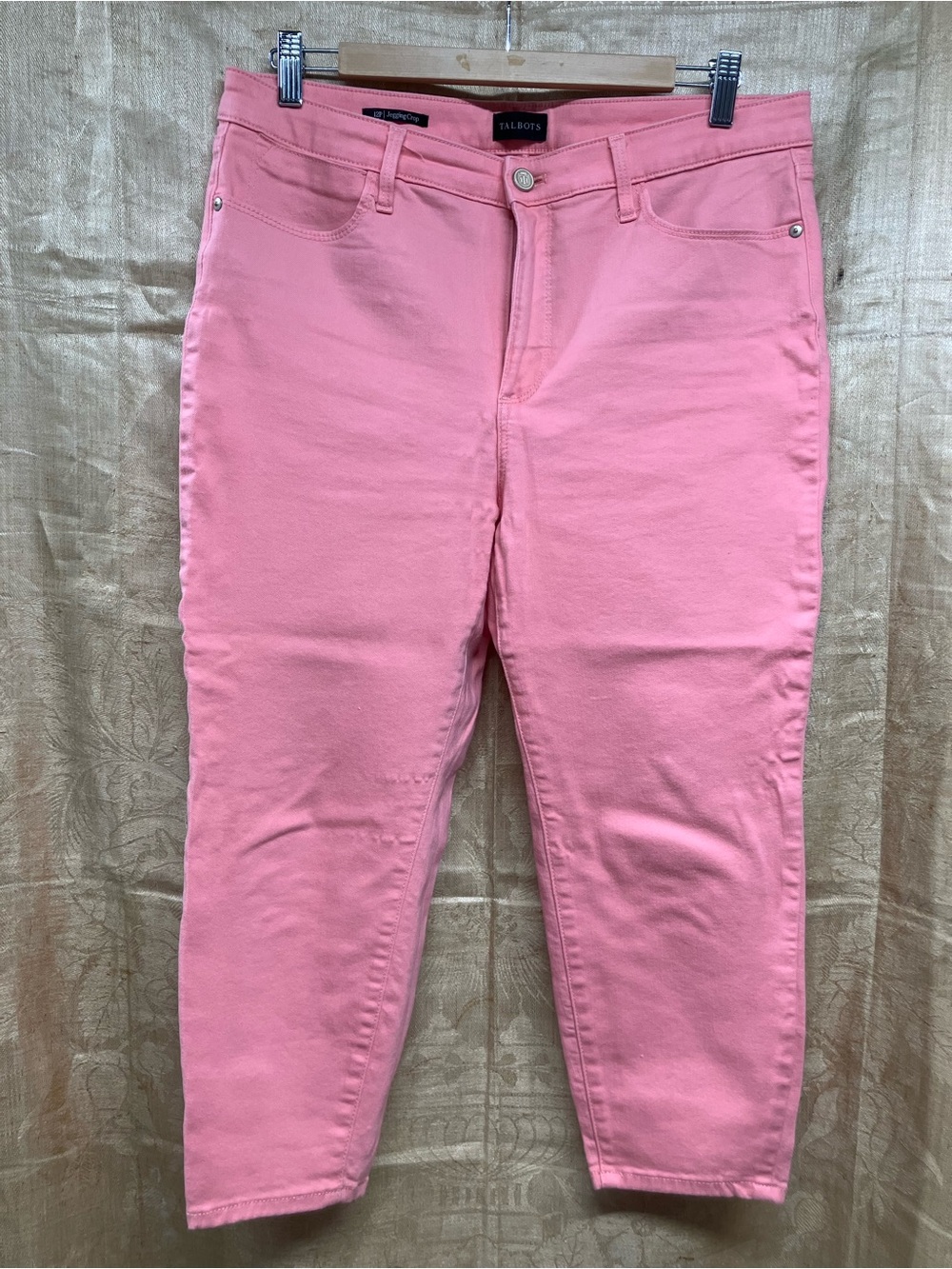 Talbots Coral Cropped Jeggings